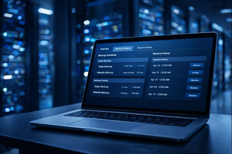Cum alegi un sistem de backup corect pentru site-ul tău (și de ce nu e suficient „backup-ul din hosting”)